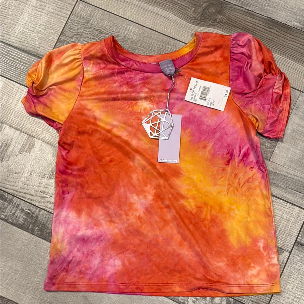 Good Luck Girl - Vibrant Tie-Dye Kids Shirt